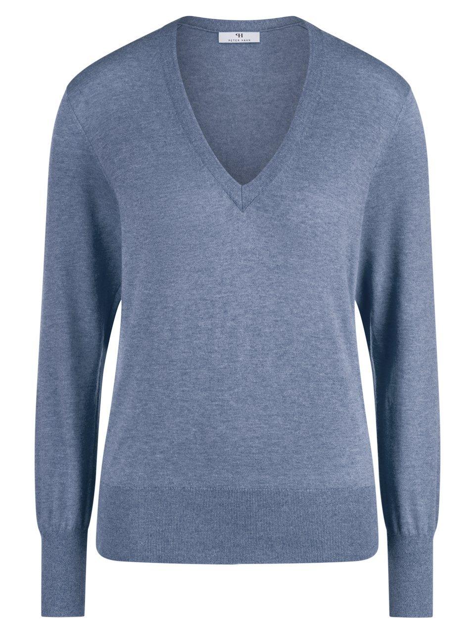 V-Pullover Peter Hahn blau günstig online kaufen