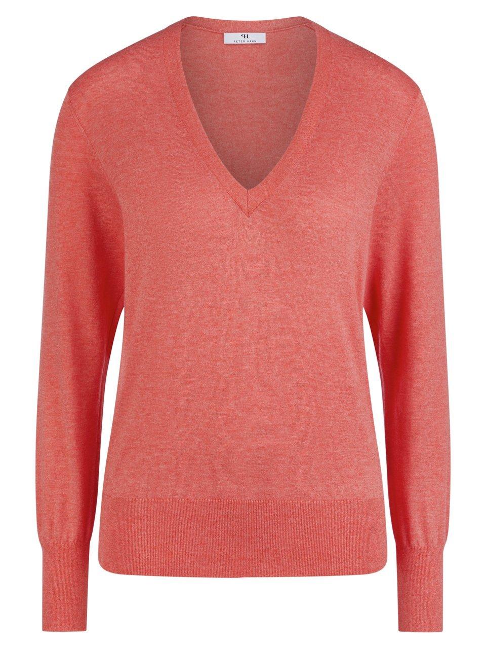 V-Pullover Peter Hahn rot günstig online kaufen
