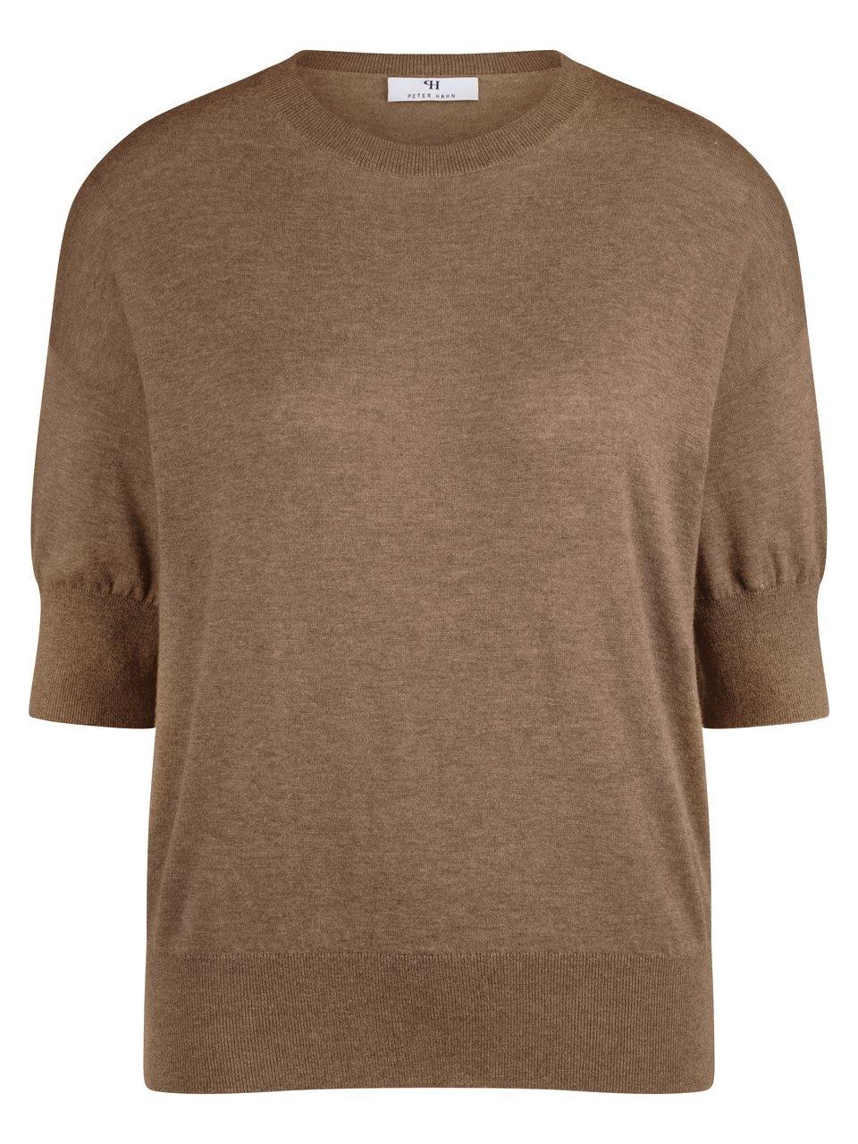 Rundhals-Pullover Peter Hahn braun günstig online kaufen
