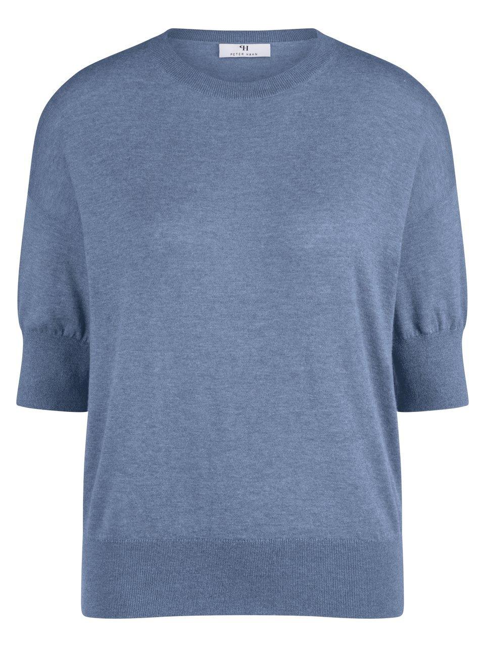 Rundhals-Pullover Peter Hahn blau günstig online kaufen