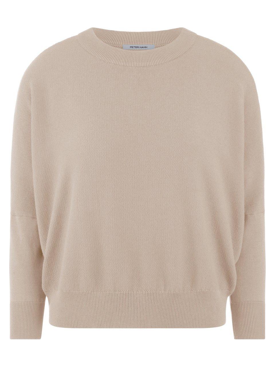 Rundhals-Pullover Peter Hahn beige günstig online kaufen