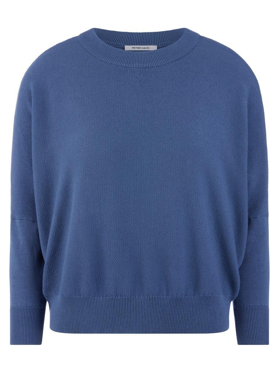 Rundhals-Pullover Peter Hahn blau günstig online kaufen