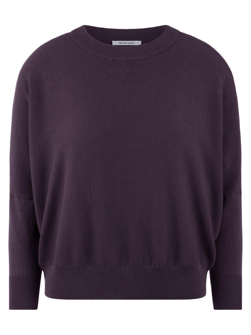 Rundhals-Pullover Peter Hahn lila günstig online kaufen