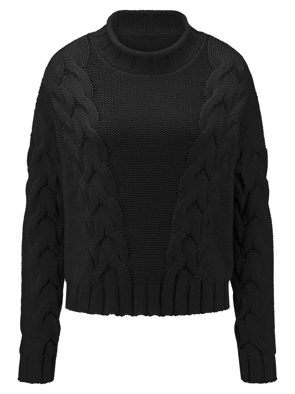 Pullover Stehkragen Peter Hahn schwarz günstig online kaufen