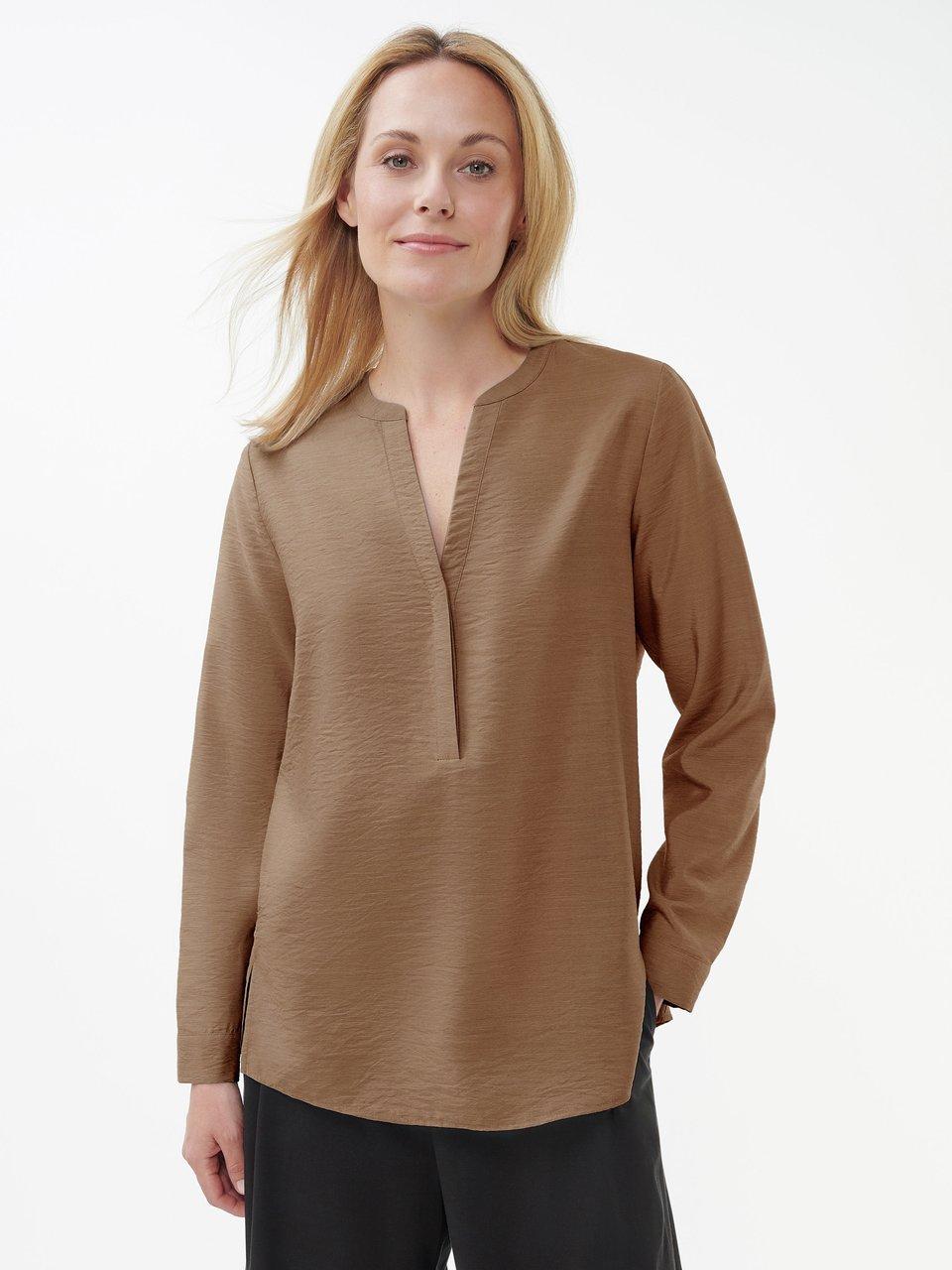 Peter Hahn - Bluse mit Rundhals-Ausschnitt