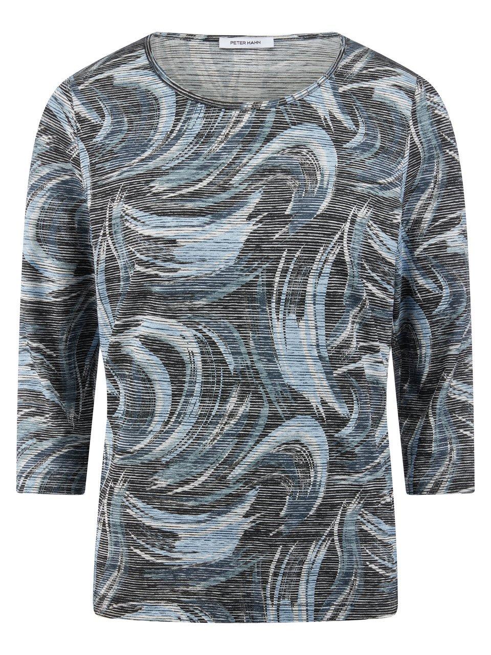 Rundhals-Shirt 3/4-Arm Peter Hahn blau günstig online kaufen