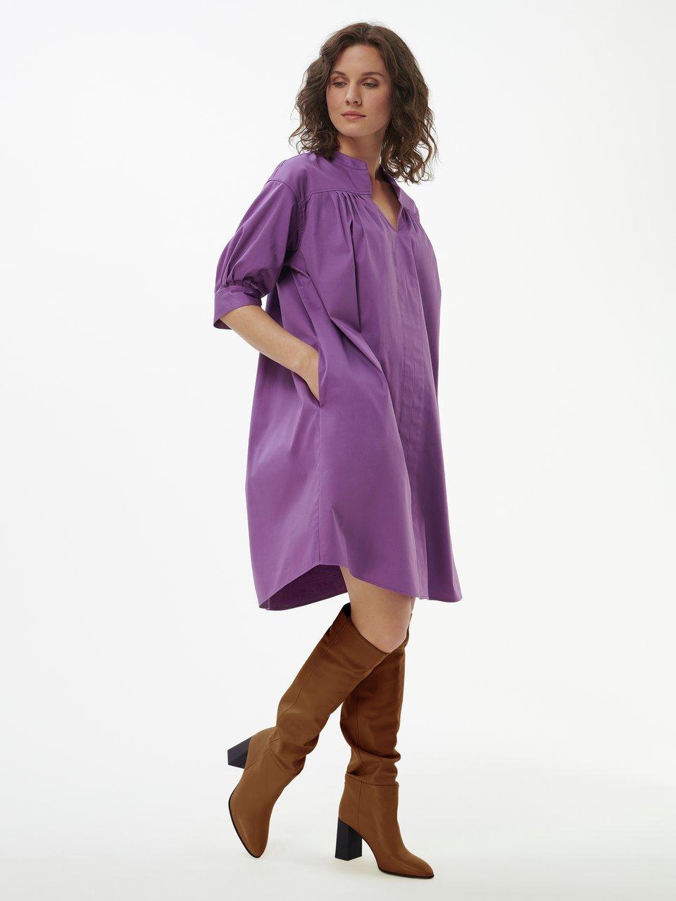 Peter Hahn - Kleid mit überschnittener Schulter