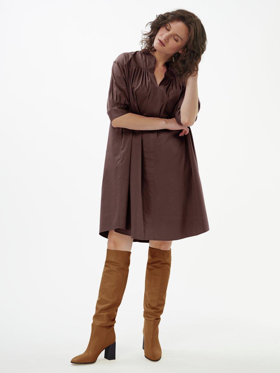 Peter Hahn - Kleid mit überschnittener Schulter