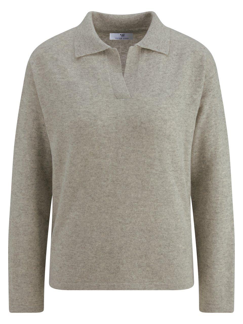 Polo-Pullover Peter Hahn grau günstig online kaufen