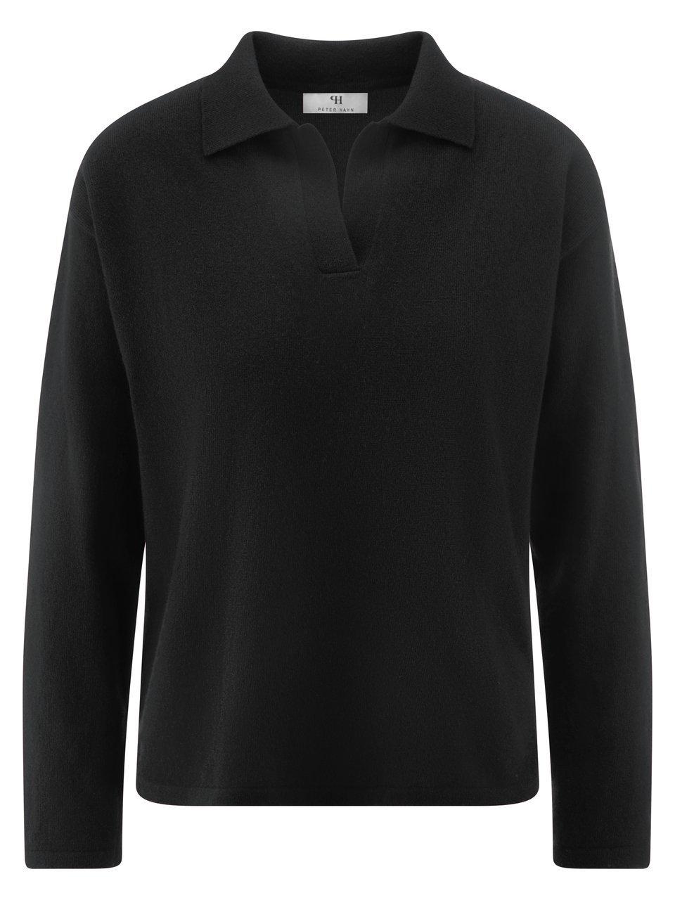 Polo-Pullover Peter Hahn schwarz günstig online kaufen