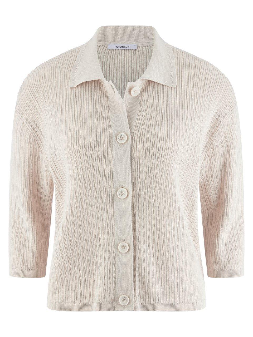 Strickjacke 3/4-Arm Peter Hahn beige günstig online kaufen