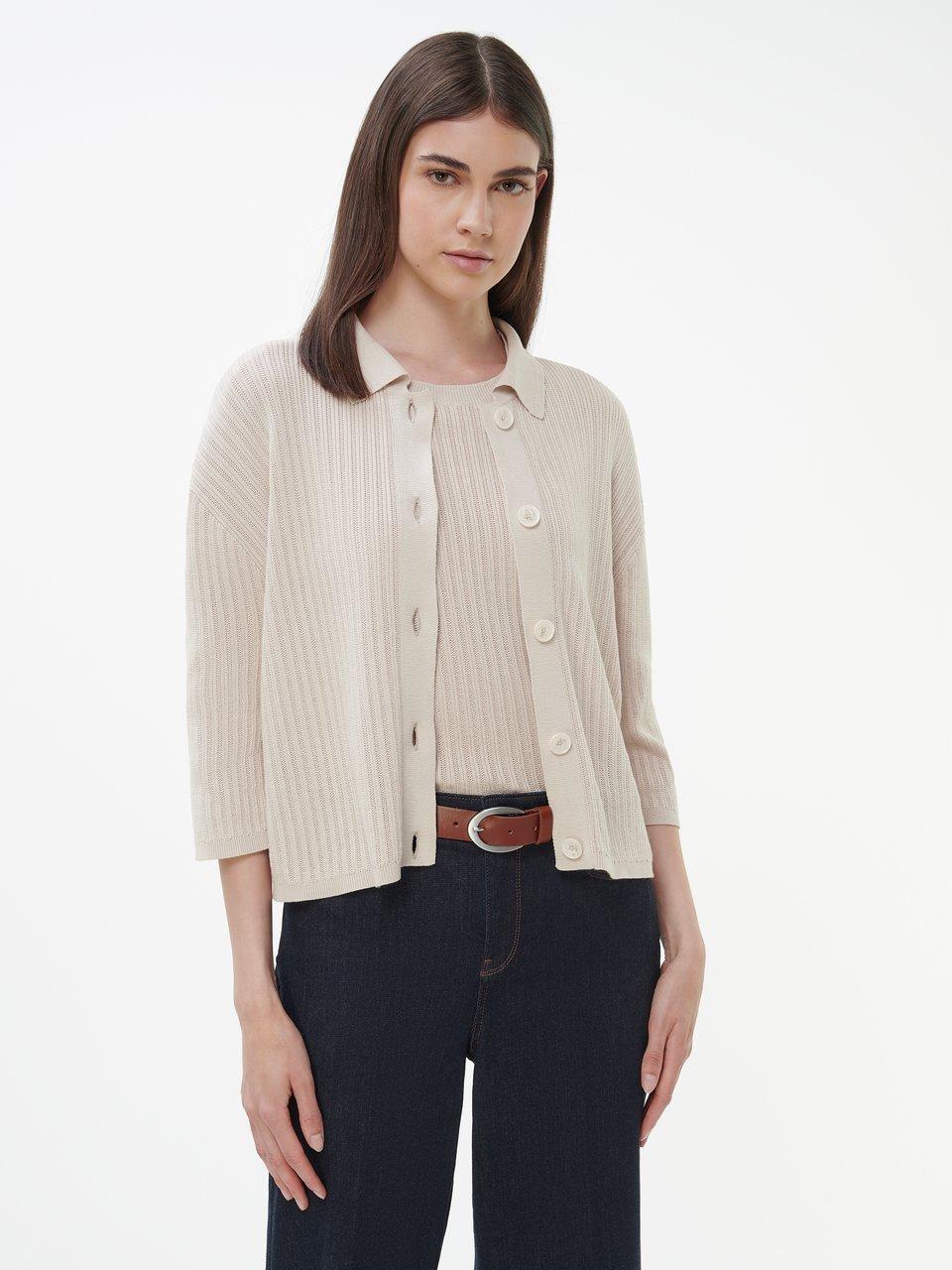 Peter Hahn - Strickjacke mit 3/4-Arm