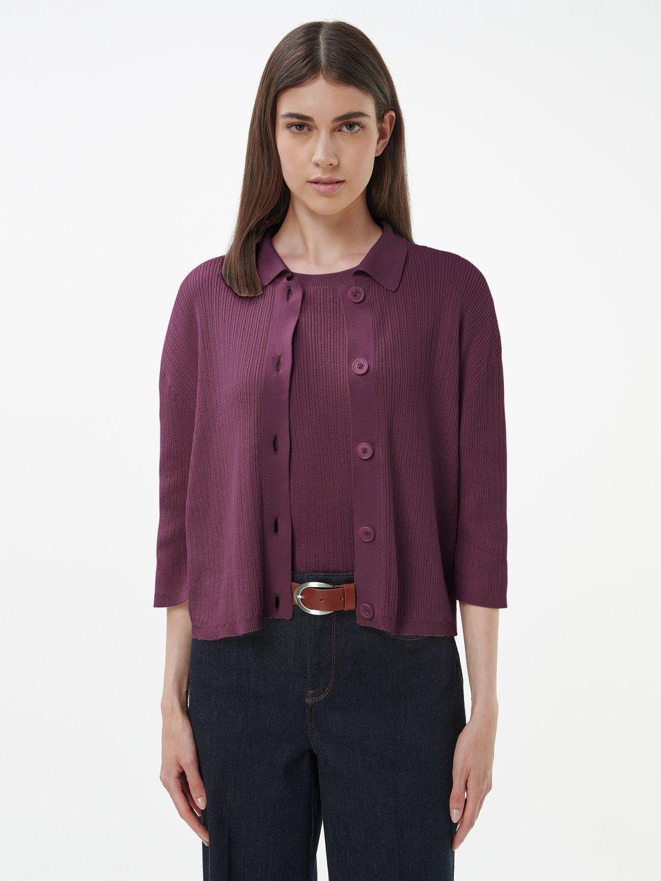 Peter Hahn - Strickjacke mit 3/4-Arm
