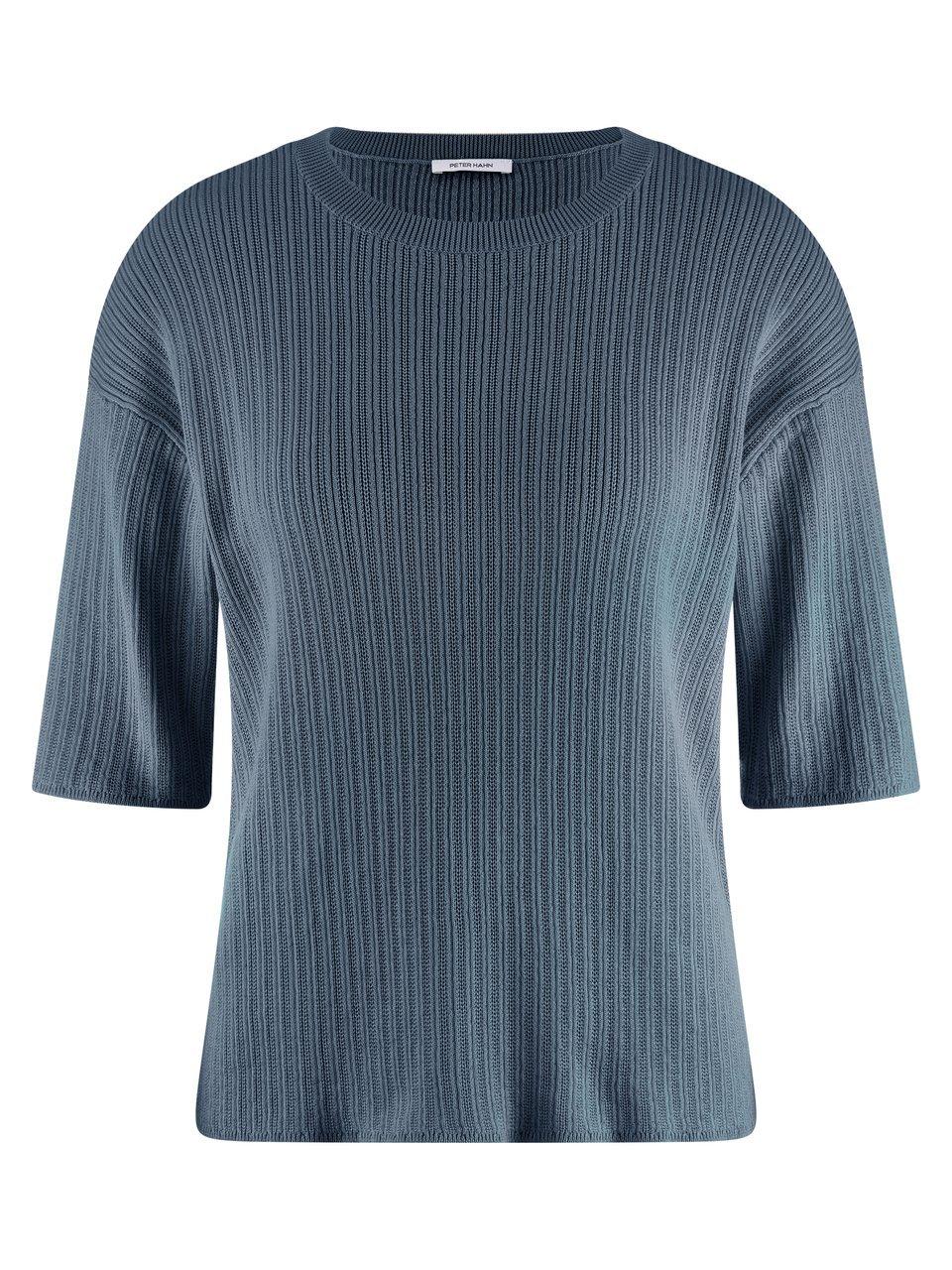 Rundhals-Pullover Peter Hahn blau günstig online kaufen