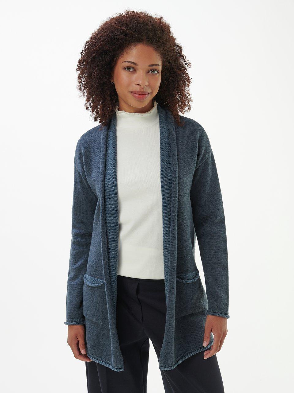 Peter Hahn - Long-Strickjacke