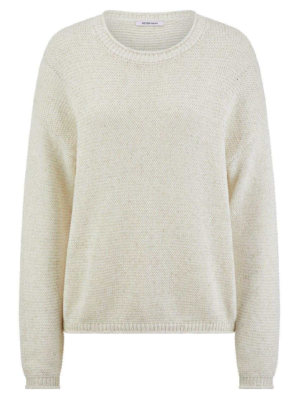 Rundhals-Pullover Peter Hahn beige günstig online kaufen