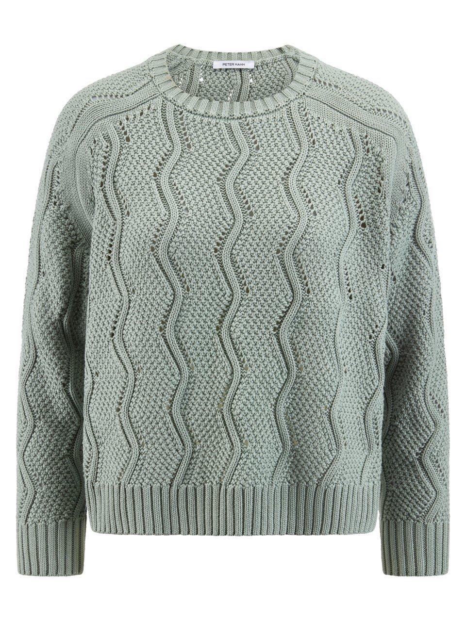 Rundhals-Pullover Peter Hahn grün günstig online kaufen