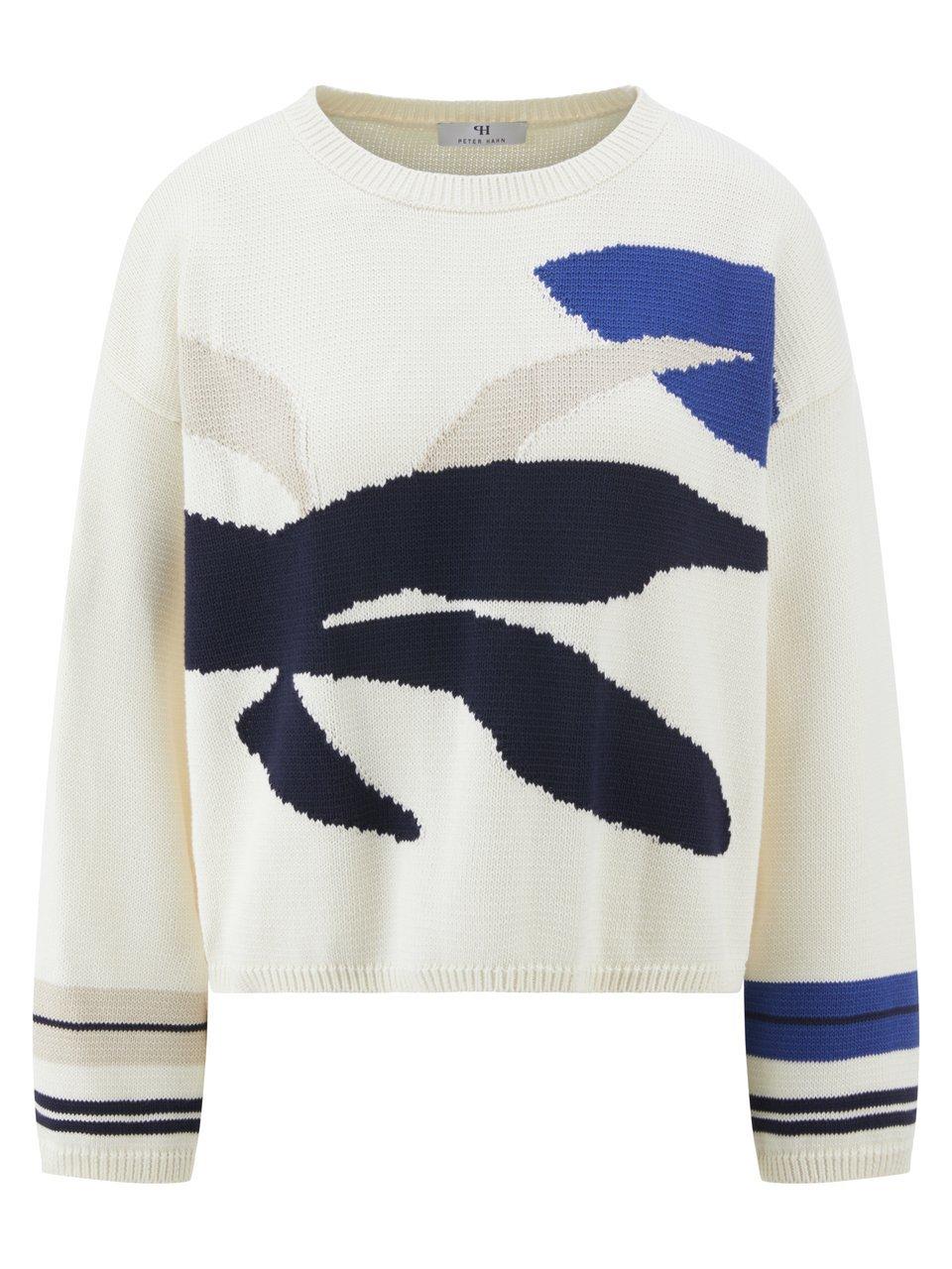 Rundhals-Pullover Peter Hahn weiss günstig online kaufen