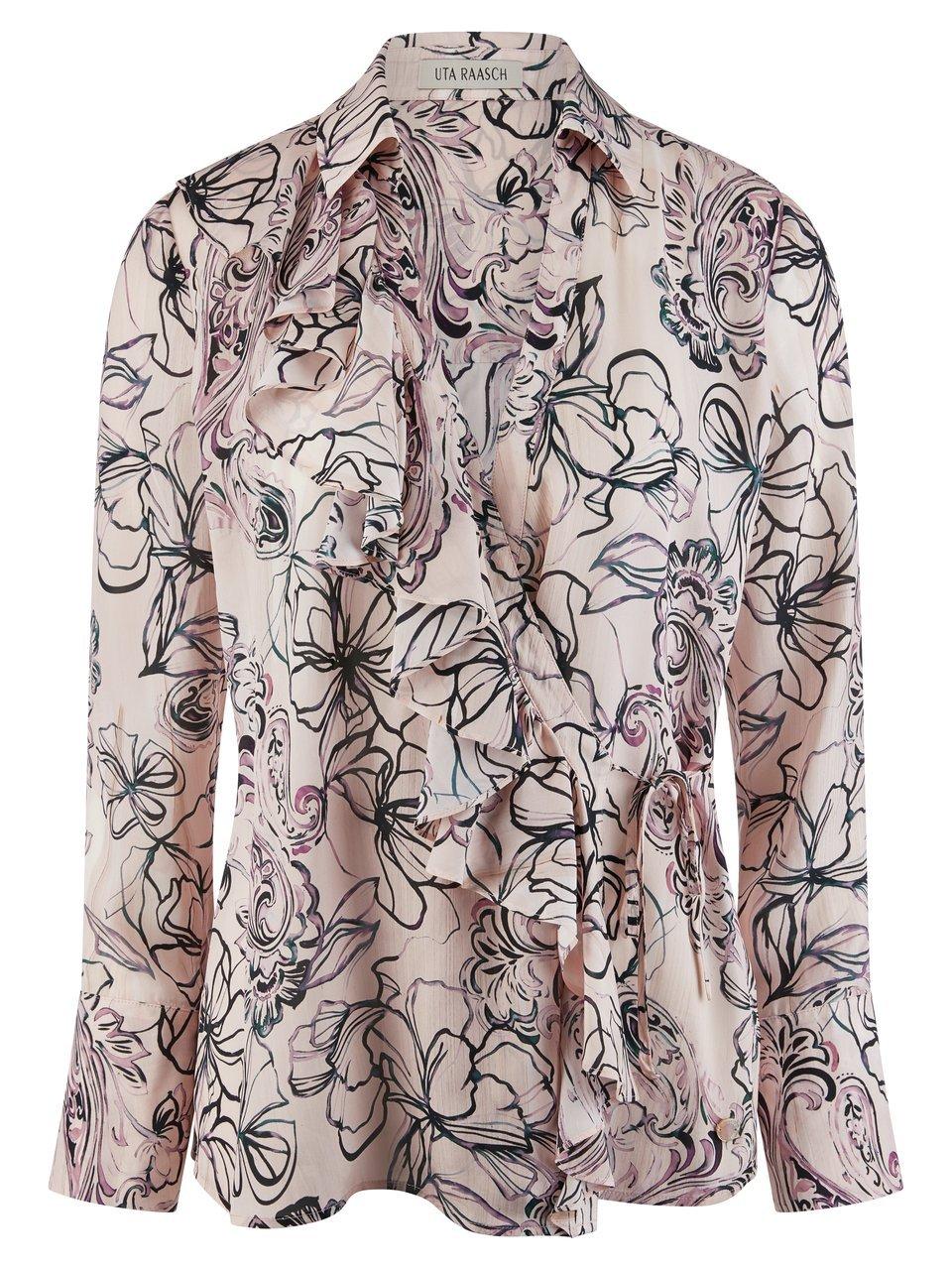 Wickel-Bluse Uta Raasch rosé günstig online kaufen