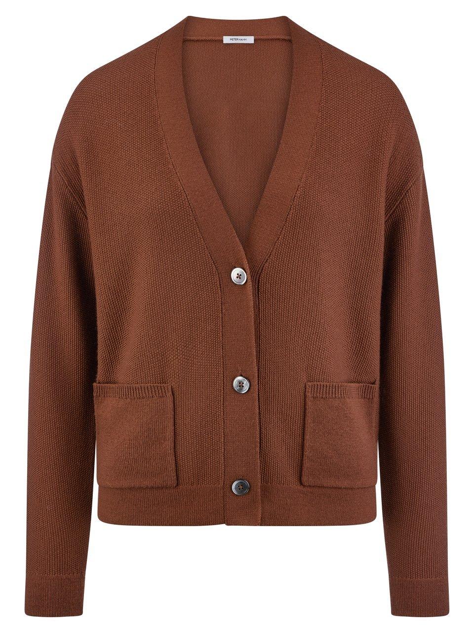 Strickjacke Peter Hahn braun günstig online kaufen