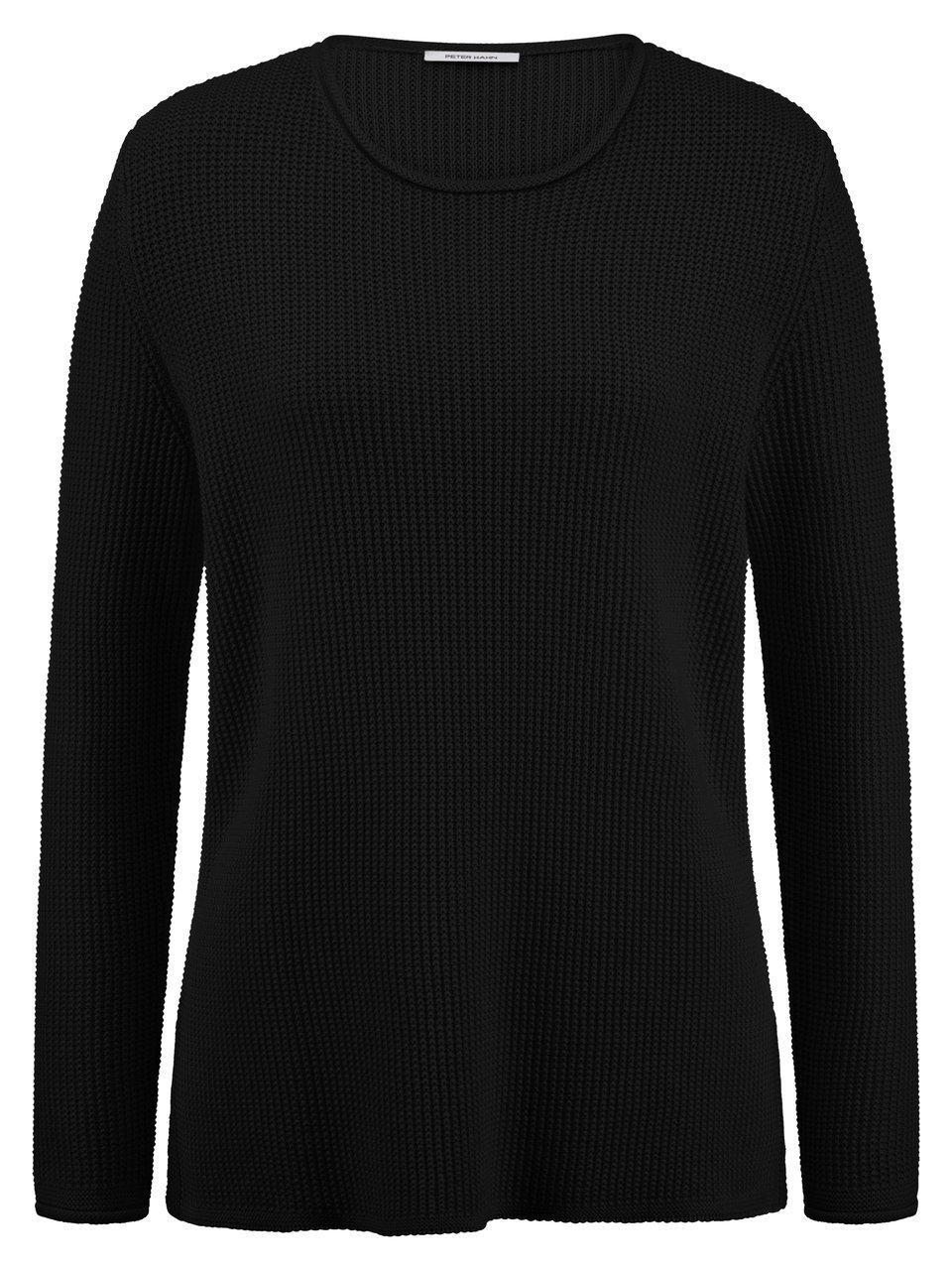 Rundhals-Pullover Peter Hahn schwarz günstig online kaufen