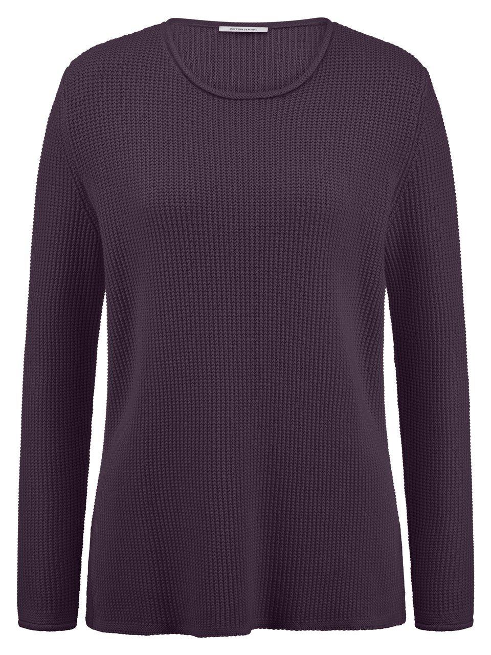 Rundhals-Pullover Peter Hahn lila günstig online kaufen