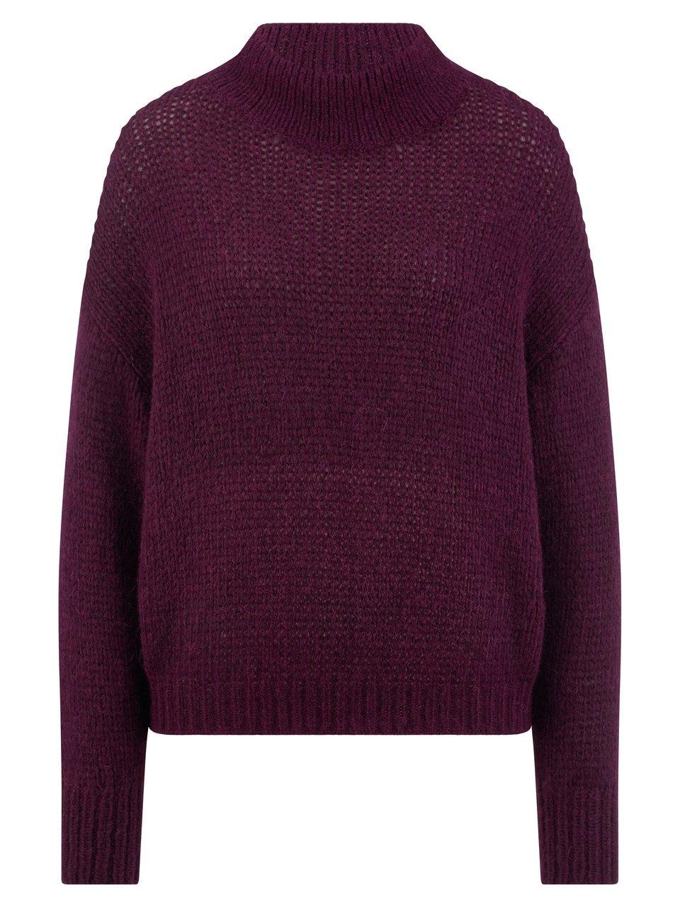 Pullover Stehbundkragen Inkadoro lila günstig online kaufen
