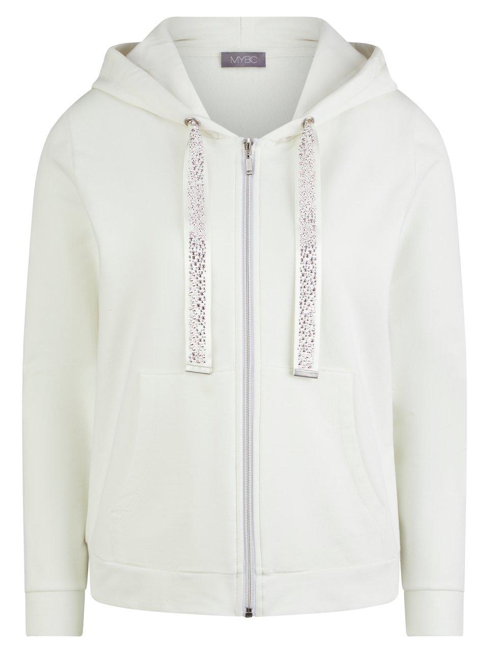 Kapuzen-Sweatjacke MYBC weiss günstig online kaufen