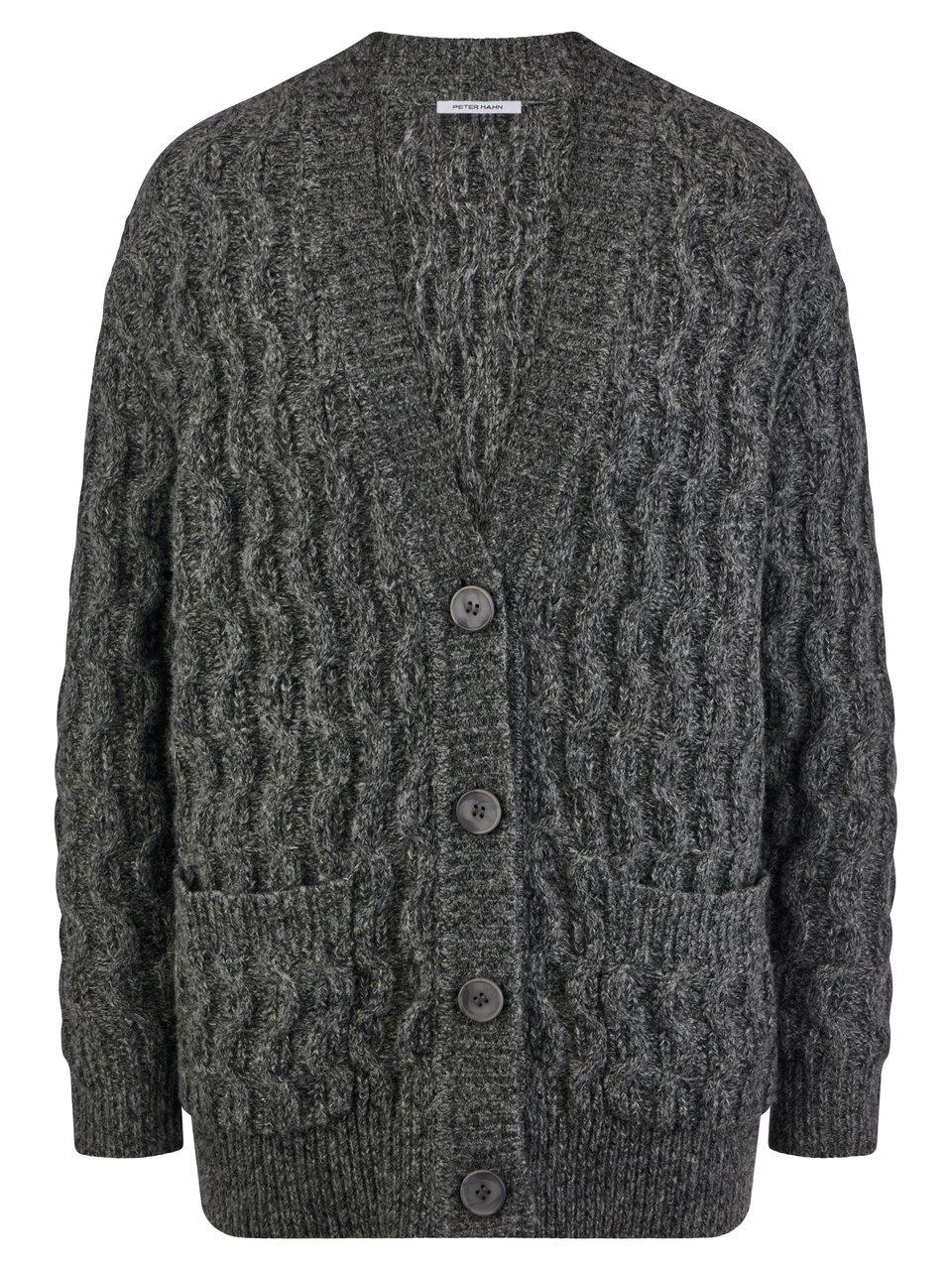Strickjacke Peter Hahn grau günstig online kaufen