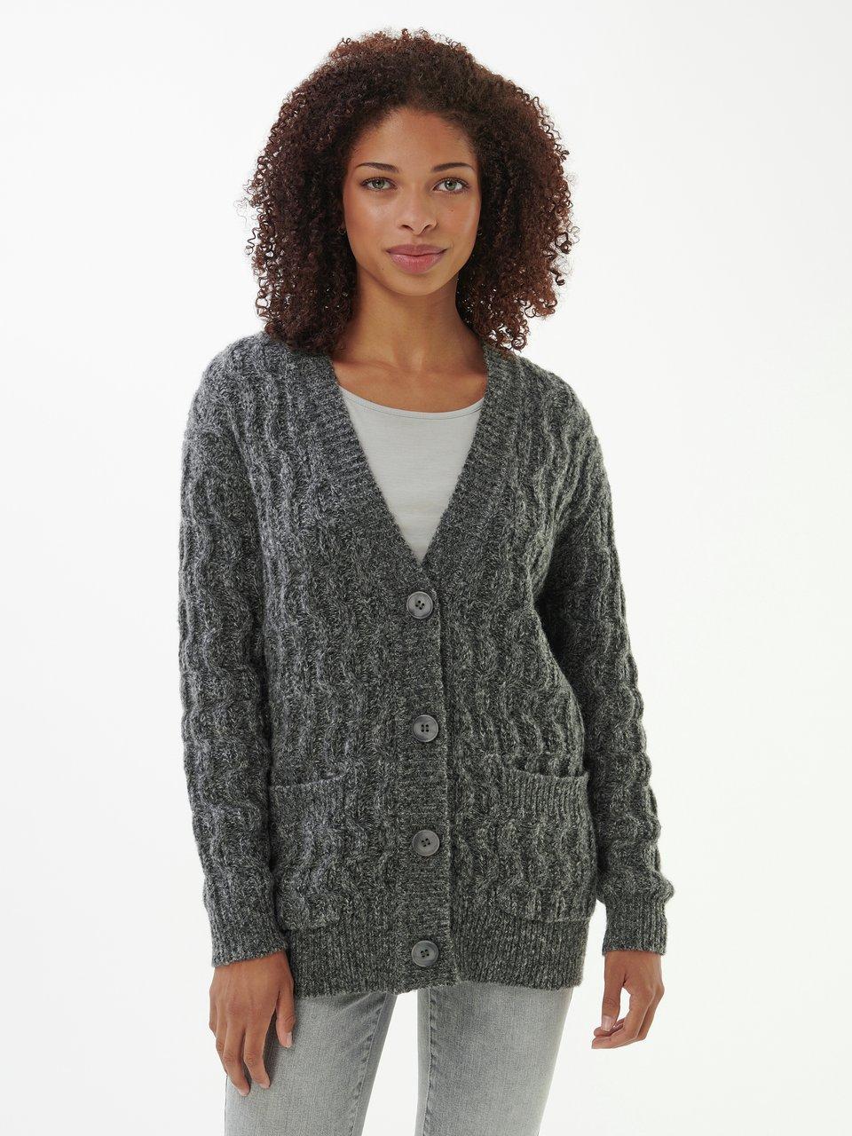 Peter Hahn - Vest in trendy oversized stijl