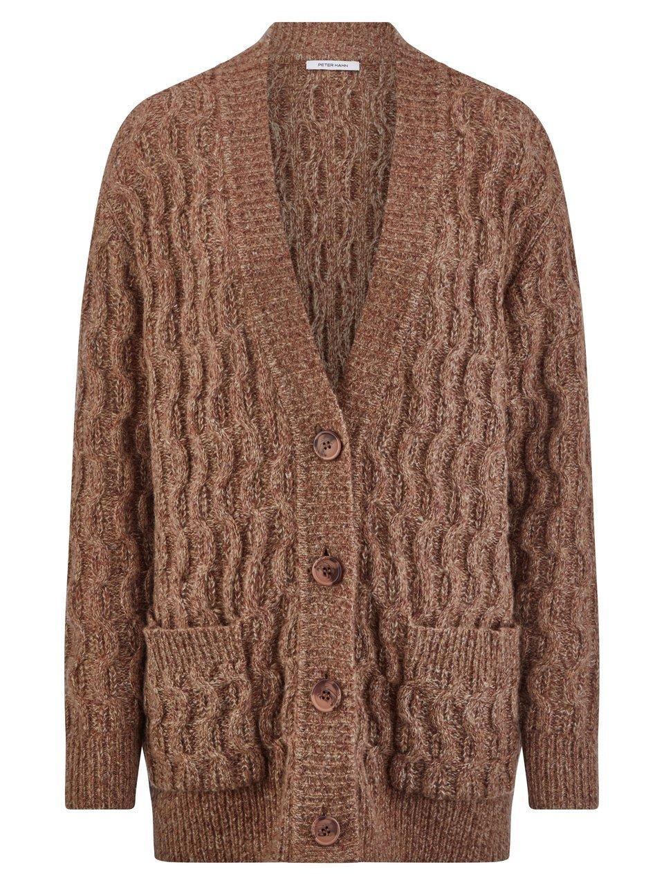 Strickjacke Peter Hahn braun günstig online kaufen