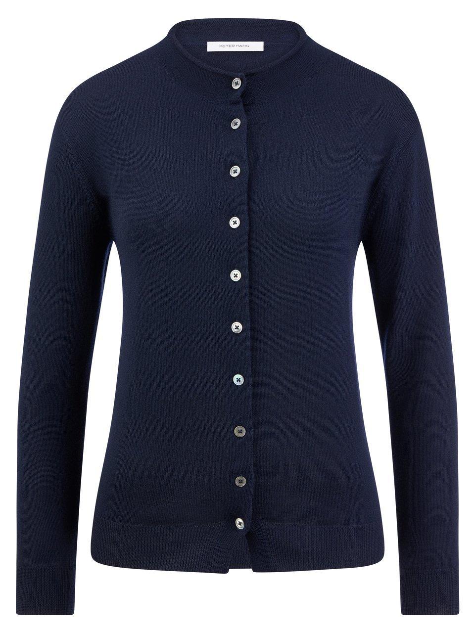 Strickjacke Peter Hahn blau günstig online kaufen