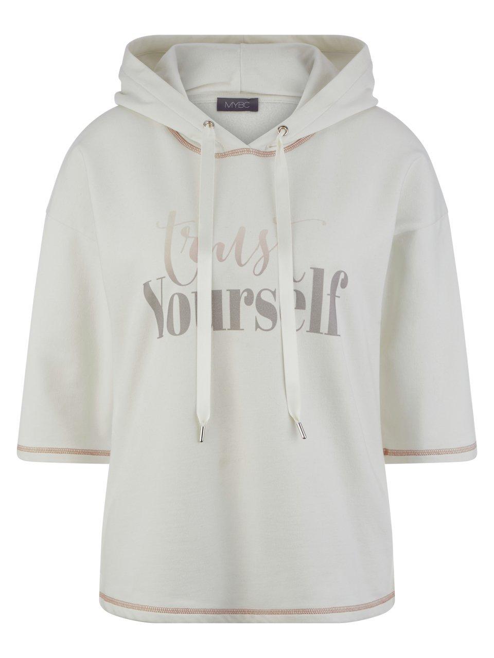 Kapuzen-Sweatshirt MYBC weiss günstig online kaufen