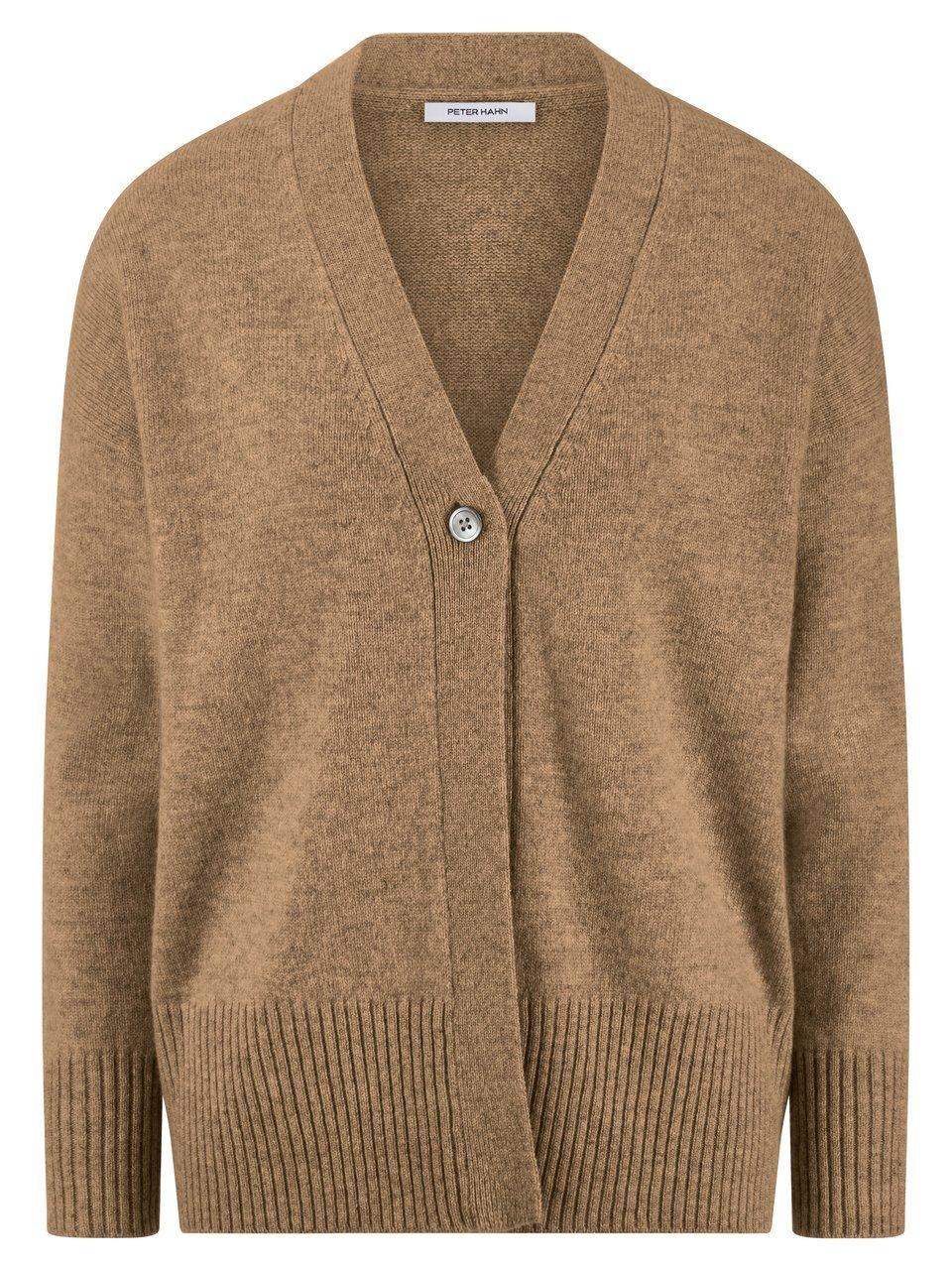 Thumbnail - Peter Hahn - Strickjacke, braun, Gr. 50 / XL - Schurwolle