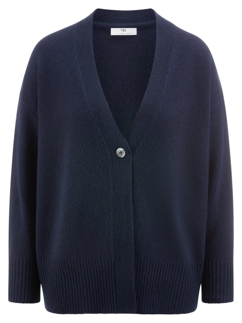 Strickjacke Peter Hahn blau günstig online kaufen