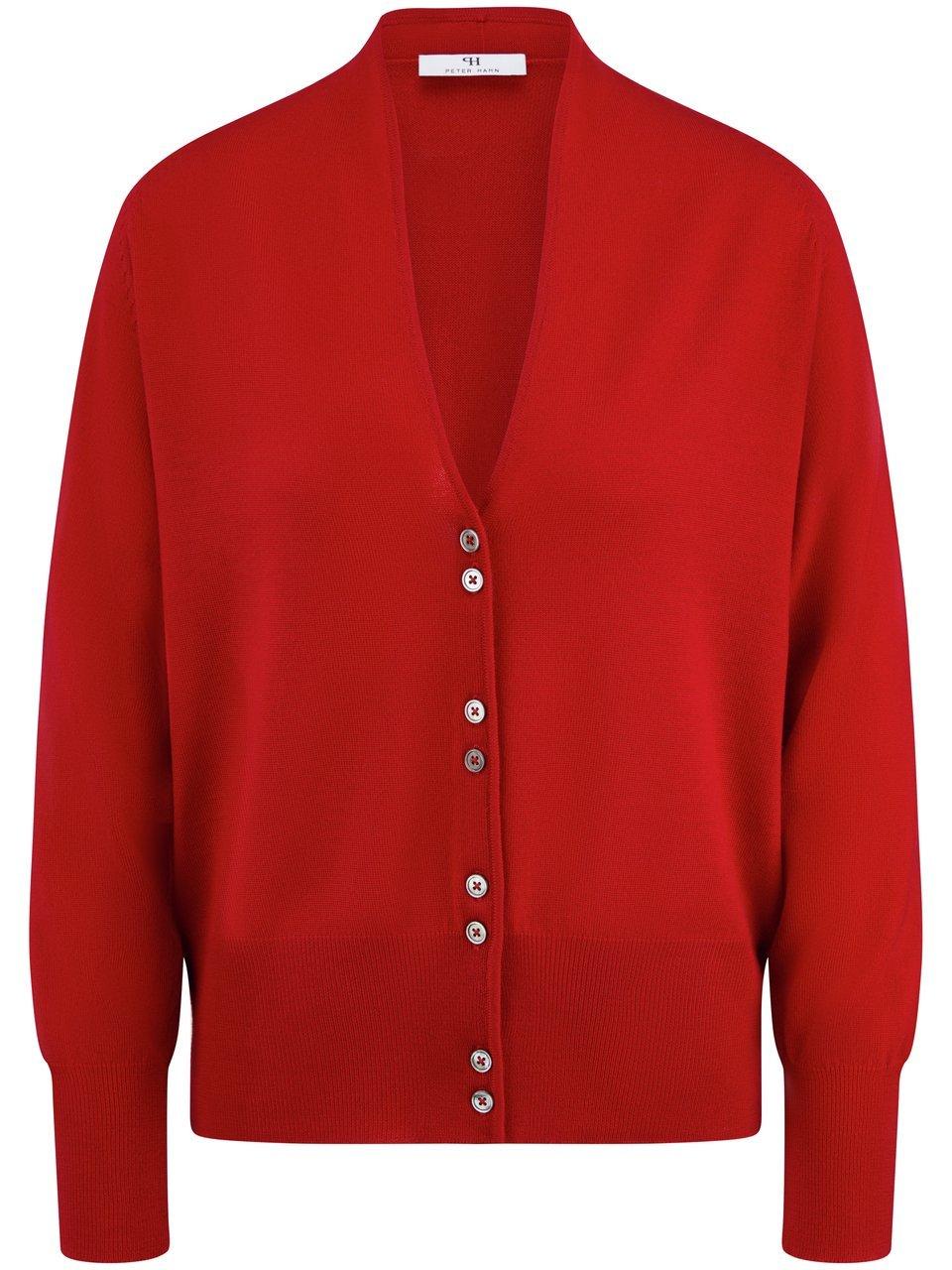 Strickjacke Peter Hahn rot günstig online kaufen