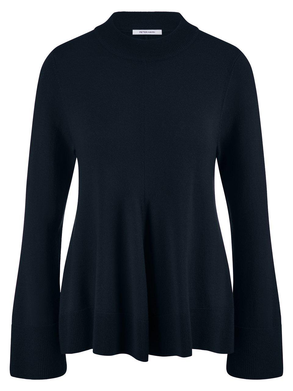 Rundhals-Pullover Peter Hahn blau günstig online kaufen