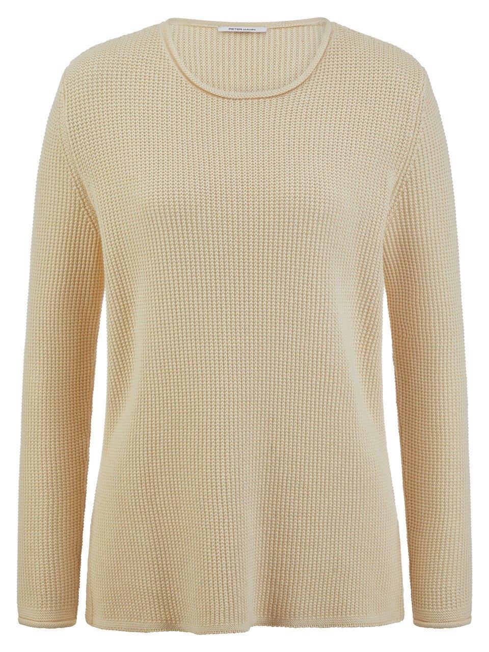 Rundhals-Pullover Peter Hahn weiss günstig online kaufen
