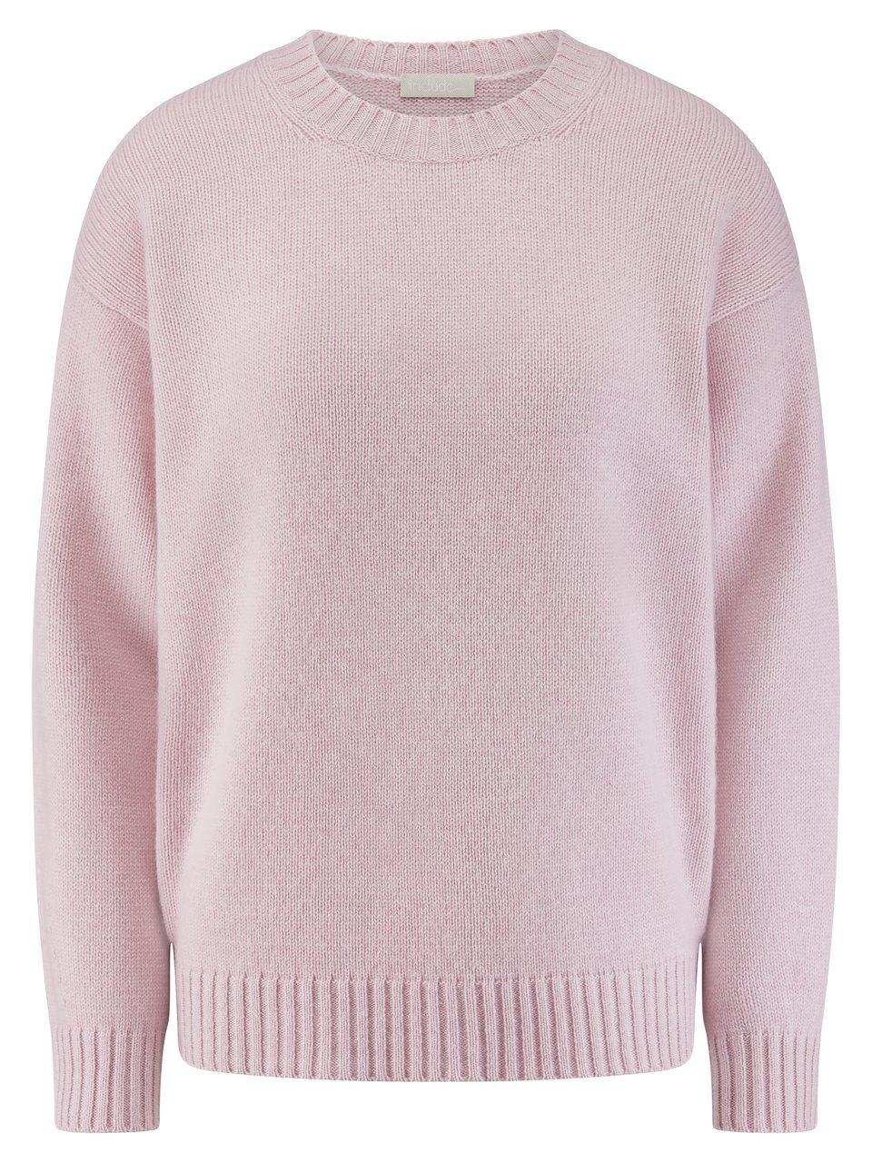 Rundhals-Pullover include rosé günstig online kaufen