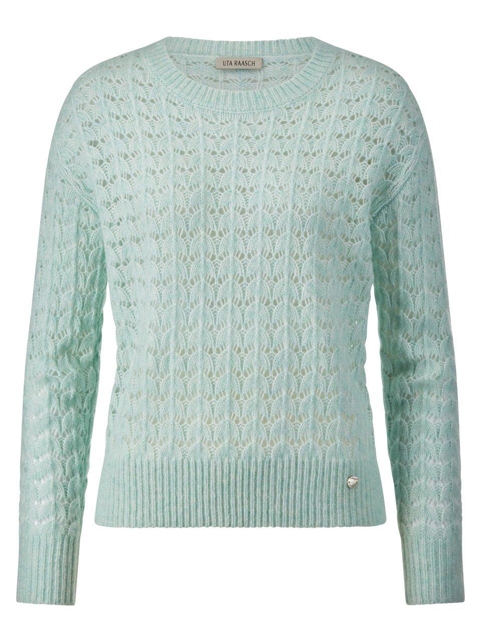 Rundhals-Pullover Uta Raasch grün günstig online kaufen