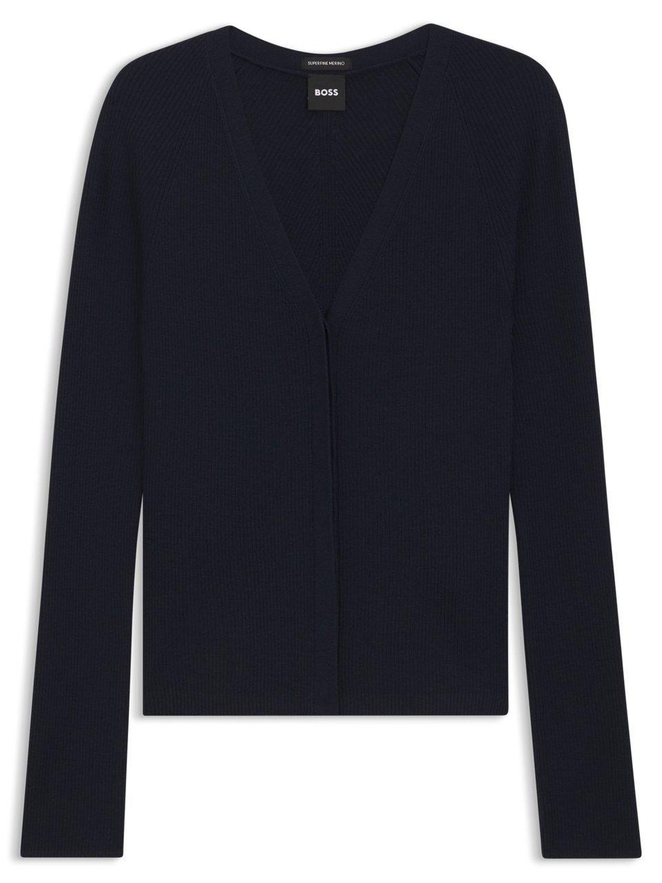 Strickjacke Friva BOSS blau günstig online kaufen