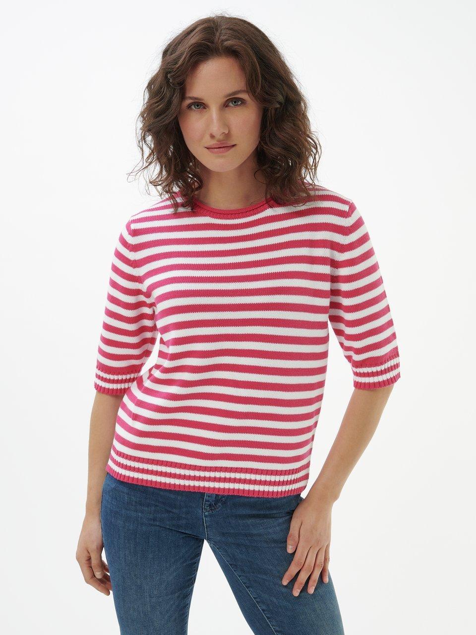 Peter Hahn - Rundhals-Pullover mit Rollkante