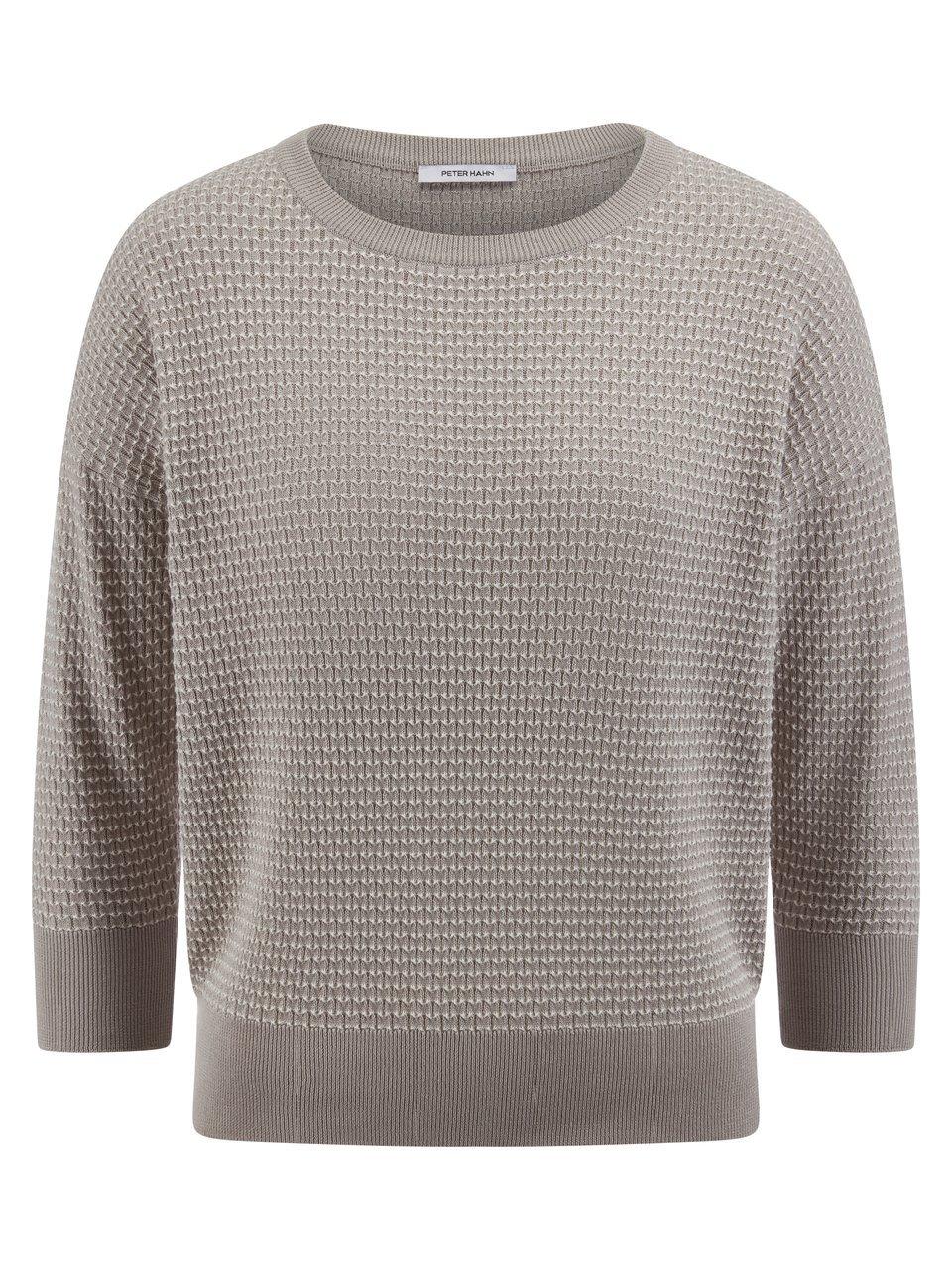 Rundhals-Pullover Peter Hahn grau günstig online kaufen