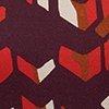 donkerwijnrood/rood/multicolour-120545