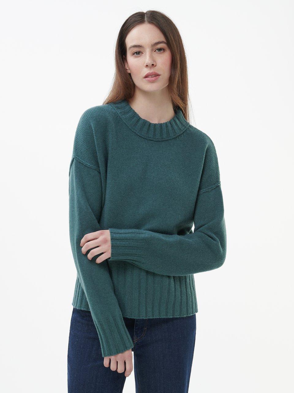include - Rundhals-Pullover aus Schurwolle und Kaschmir