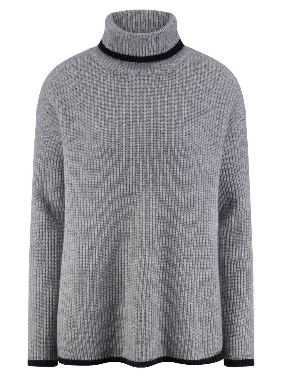 Rollkragen-Pullover include grau günstig online kaufen