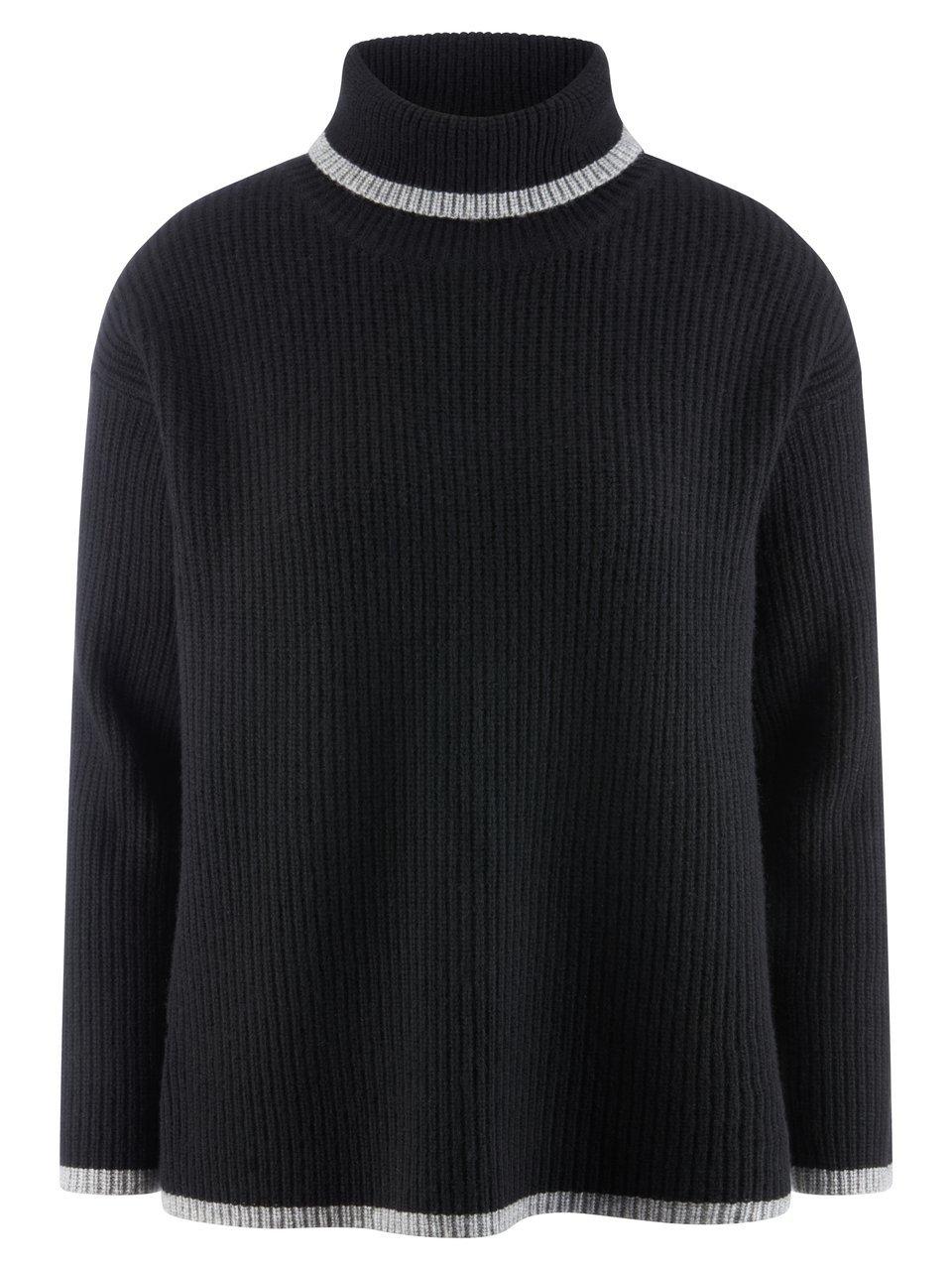 Rollkragen-Pullover include schwarz günstig online kaufen