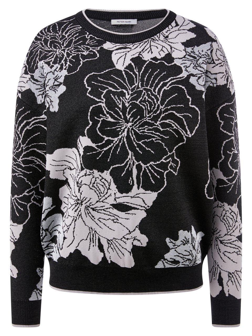 Rundhals-Pullover Peter Hahn schwarz günstig online kaufen