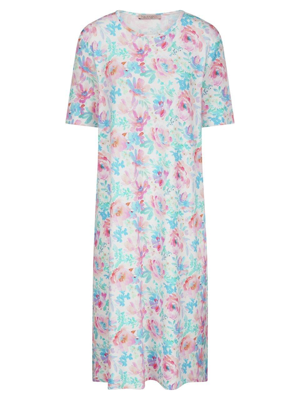 Nachthemd Rundhals-Ausschnitt Hautnah mehrfarbig günstig online kaufen