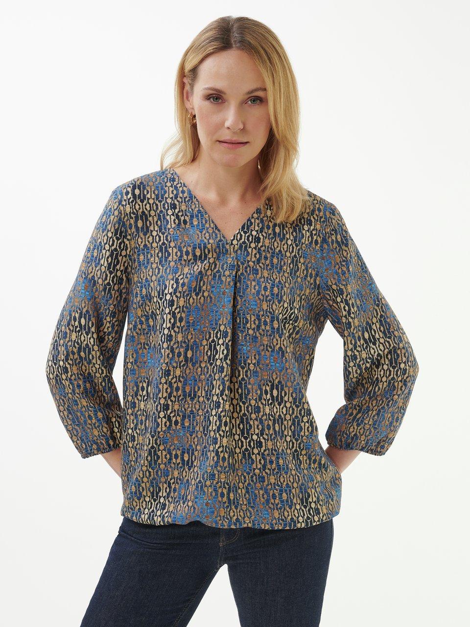 Peter Hahn - Bluse mit V-Ausschnitt